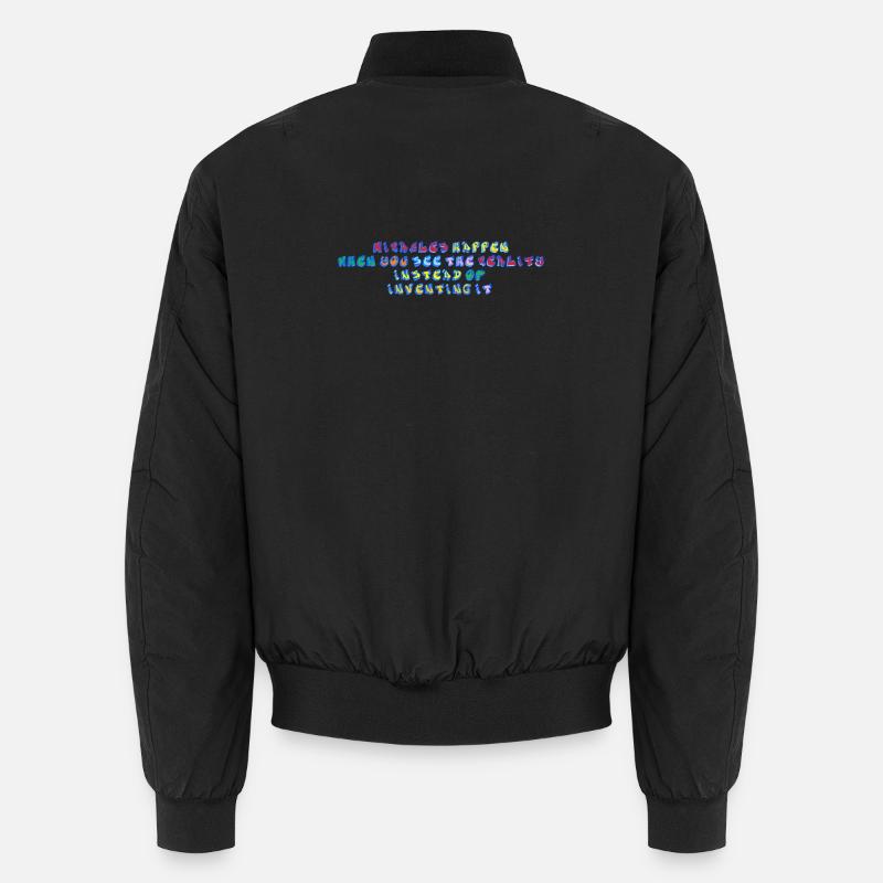 Miracles - Bomber unisexe - noir