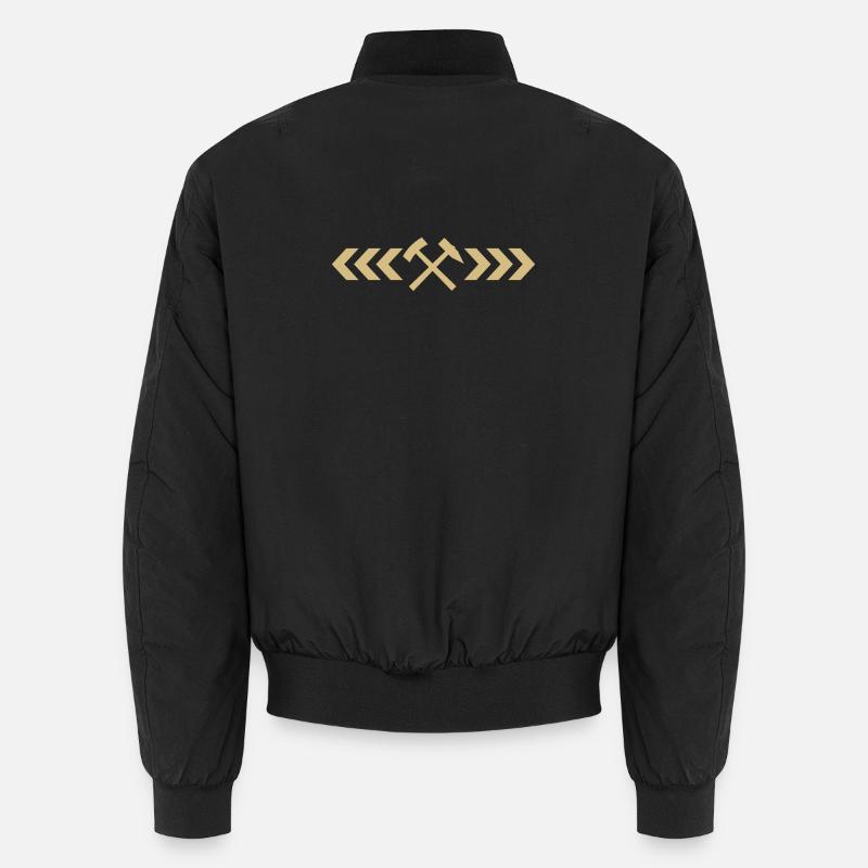 SNOW IRON ARROWS - Unisex Bomber Jacket - black