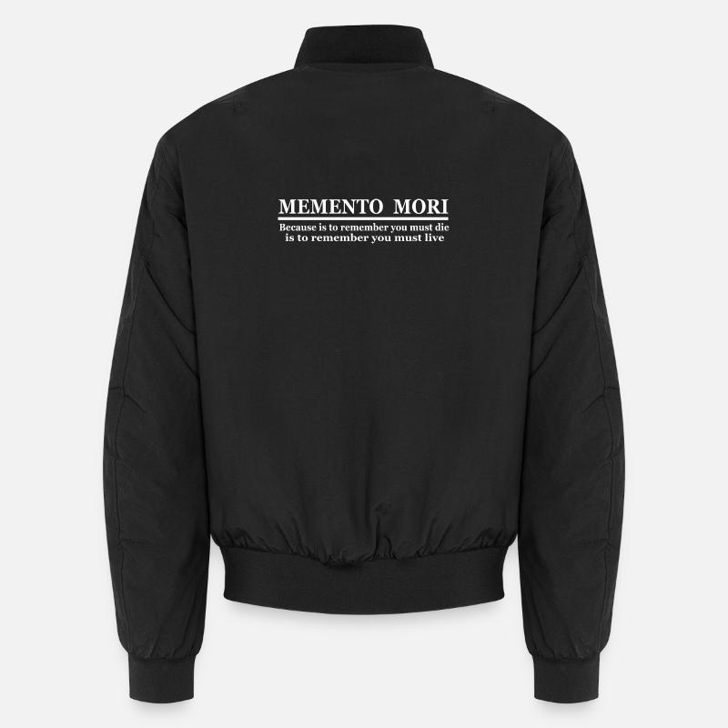 Memento Mori - Unisex Bomberjacke - Schwarz