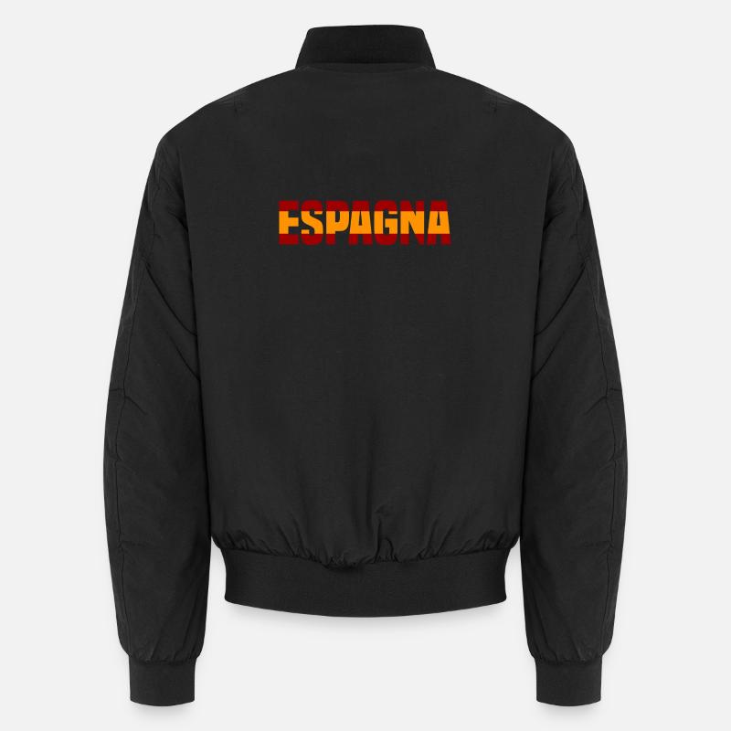 Contrasting Espagna - Unisex Bomber Jacket - black