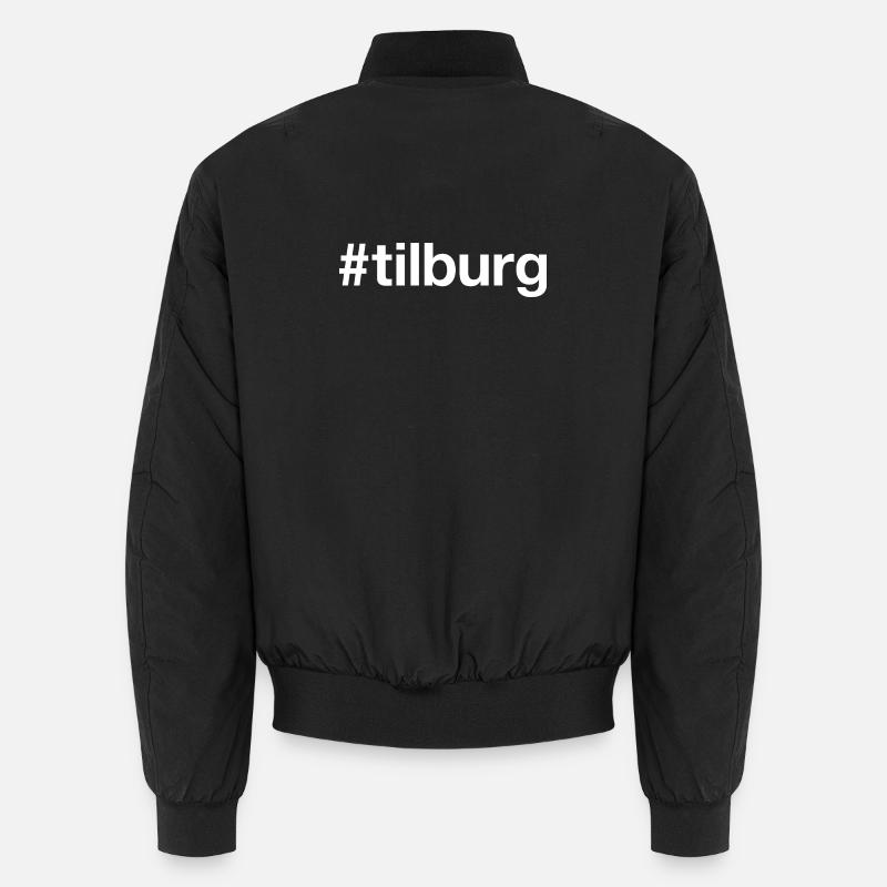 TILBURG, Netherlands, Netherlands - Unisex Bomber Jacket - black
