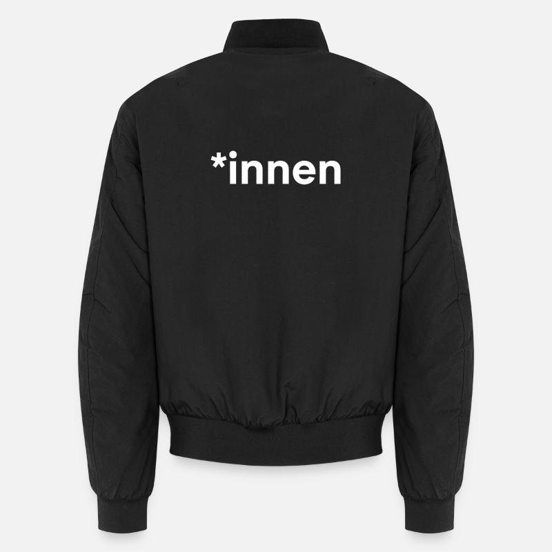 *innen - Unisex Bomberjacke - Schwarz