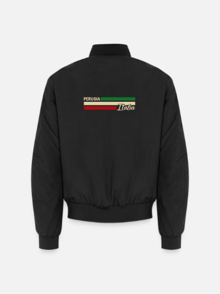 Italia - Perugia - Italien - Italy - Unisex Bomber Jacket - black