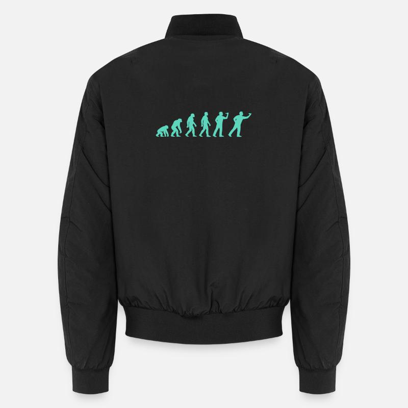 Stages of Humanity Evolution Unisex Bomber Jacket