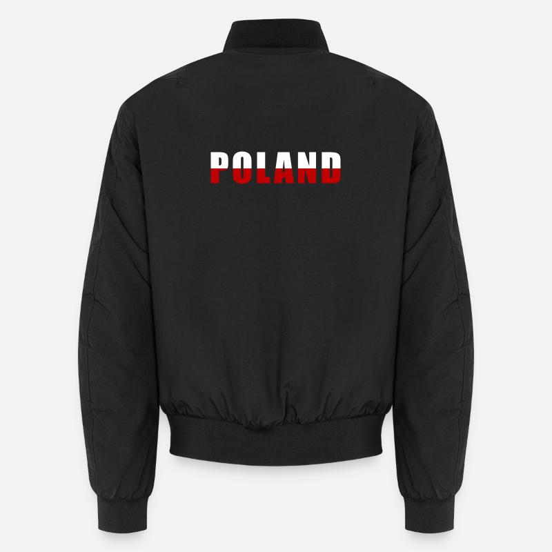Pologne Polen - Bomber unisexe - noir