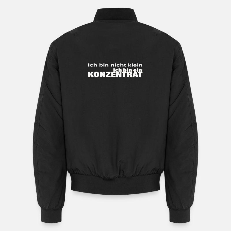 Concentrate - Unisex Bomber Jacket - black