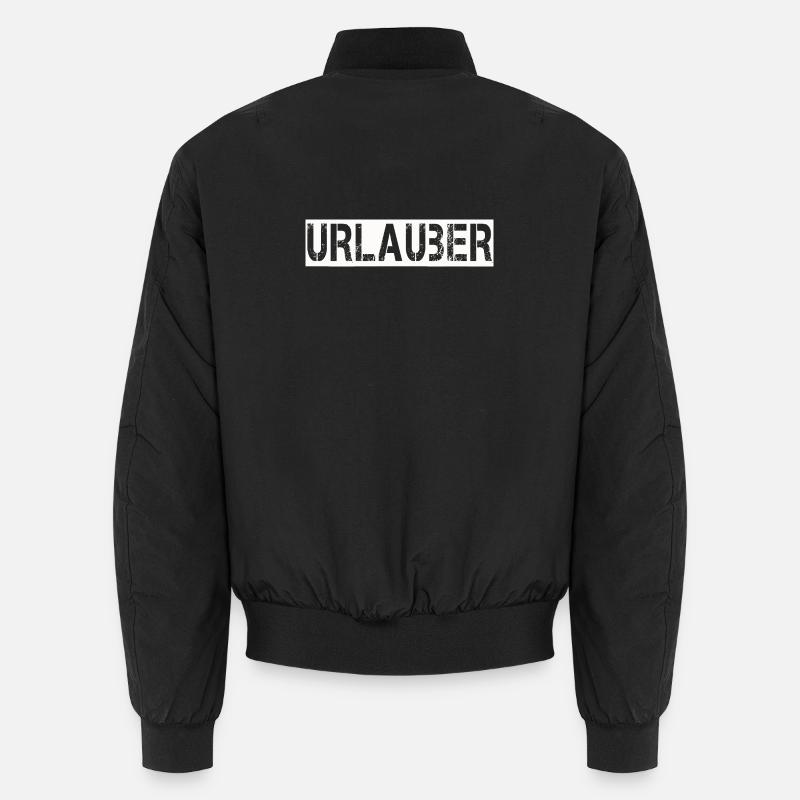 URLAUBER - Unisex Bomberjacke - Schwarz