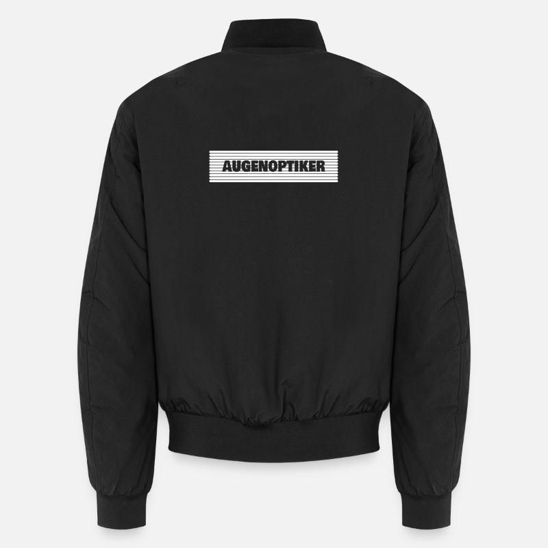 Occupation: Optician - Unisex Bomber Jacket - black