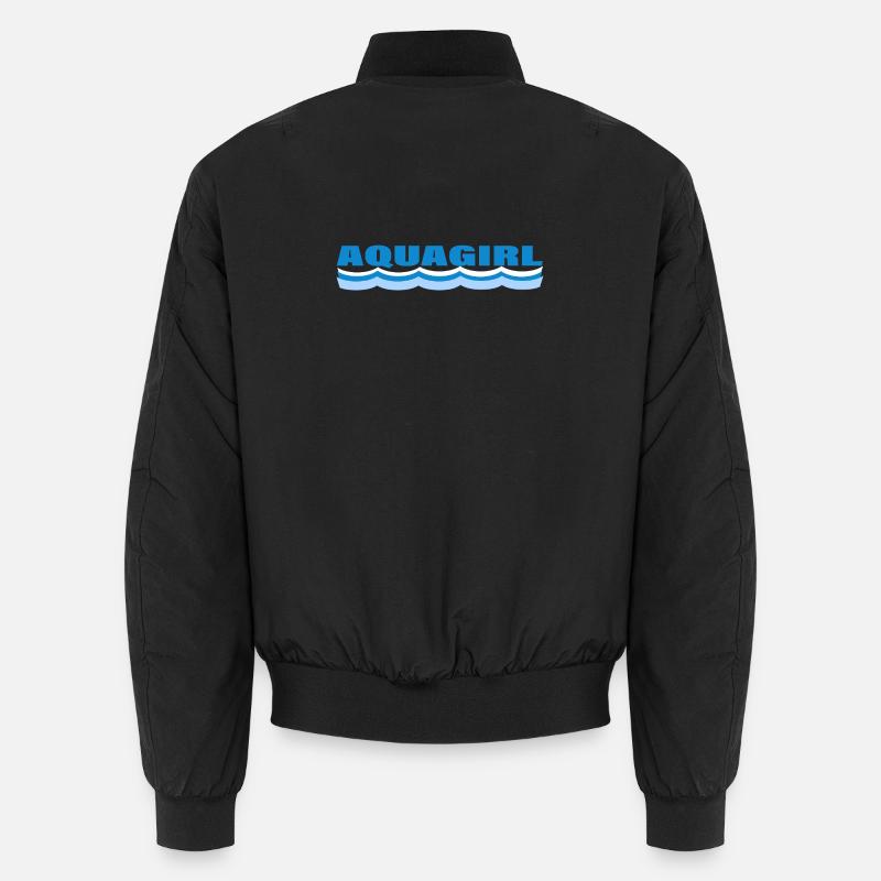 AQUAGIRL - Unisex Bomberjacke - Schwarz