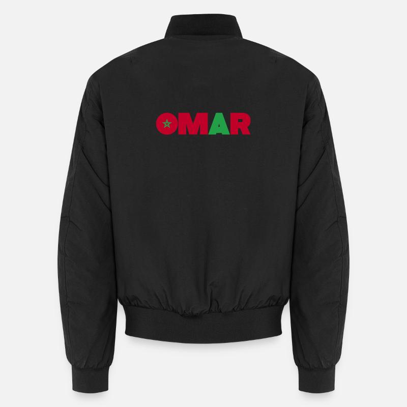 Marokko - Unisex Bomberjacke - Schwarz