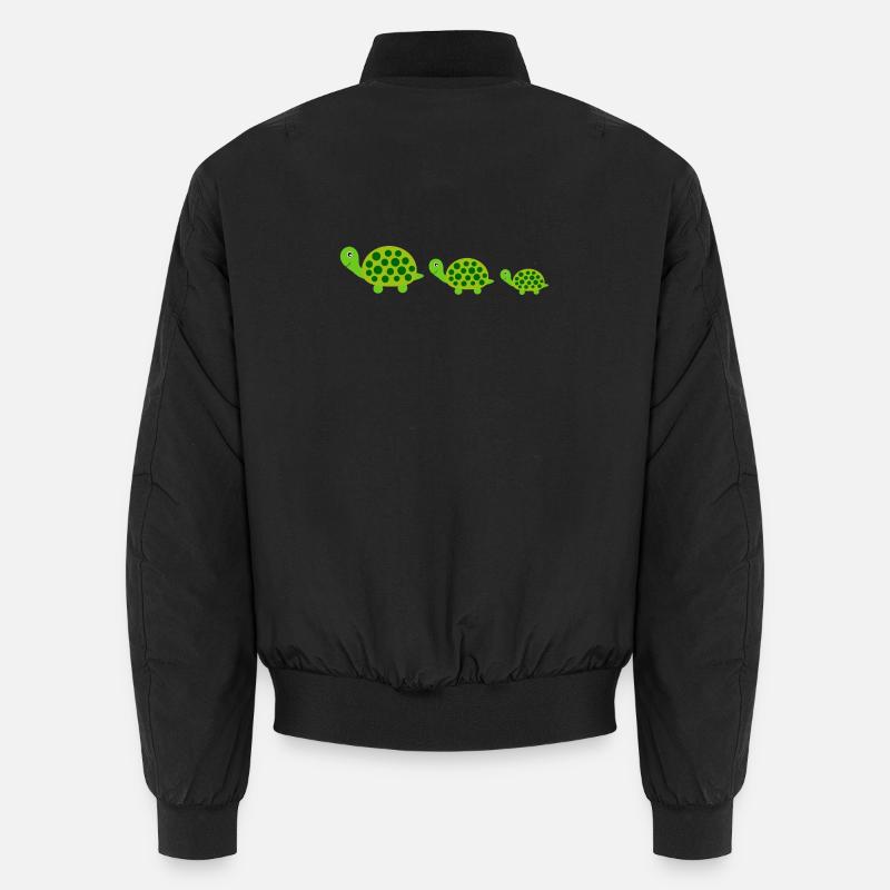 Turtle Turtles - Unisex Bomber Jacket - black