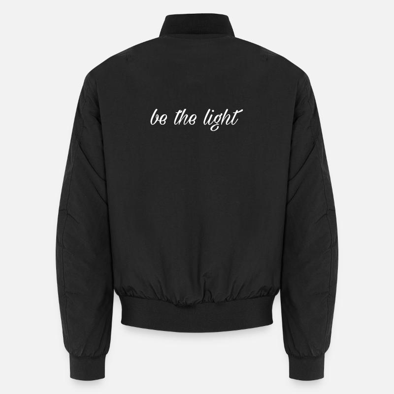 Be the light Unisex Bomberjacke