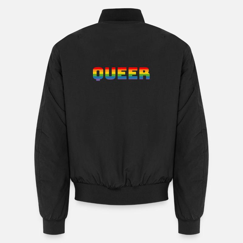Rainbow queer LGBT CSD Chemise lgbtqi queer Bomber unisexe