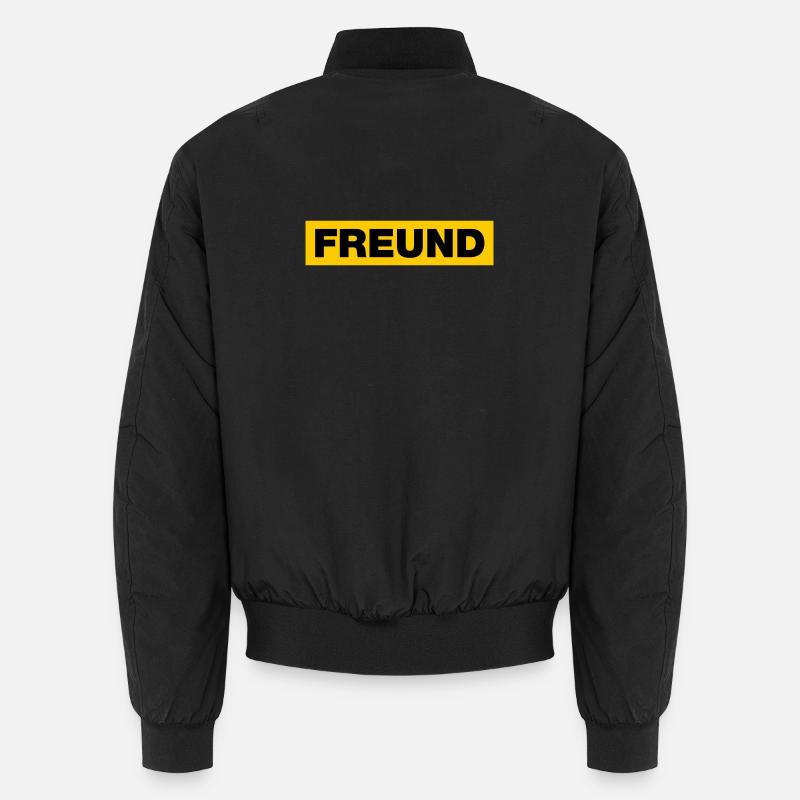 Freund - Unisex Bomberjacke - Schwarz