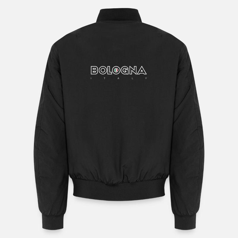 Bologna - Unisex Bomber Jacket - black