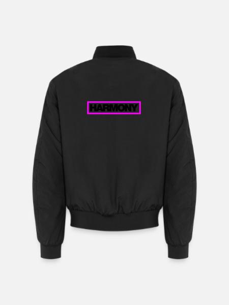Typo HARMONY Kontur 2C - Unisex Bomberjacke - Schwarz