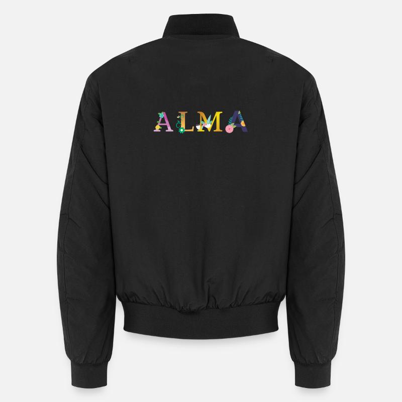 Le nom de l’ALMA est fleuri Bomber unisexe