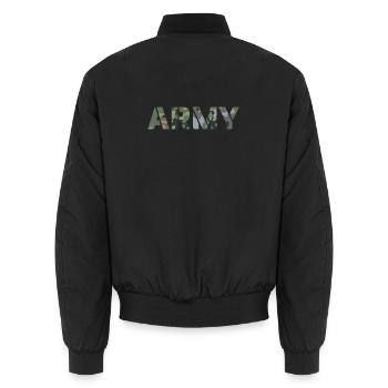 Motif de camouflage ARMY NL NFP - Bomber unisexe - noir - Dos - AI Model Male 185 light (185cm)