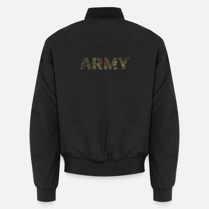 CAMOUFLAGE ARMY DE Flecktarn - Bomber unisexe - noir