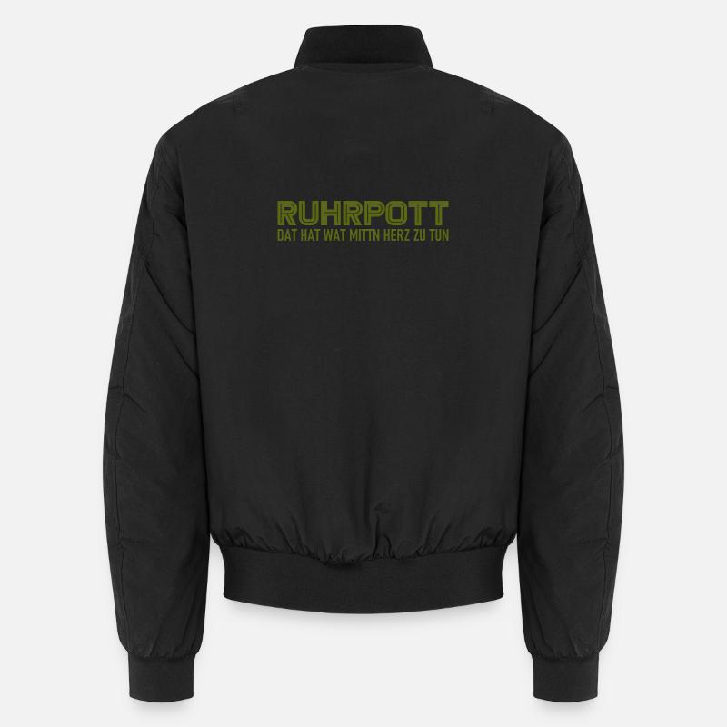 Ruhrpott - Dat hat wat mittn Herz zu tun - Zeche Unisex Bomberjacke