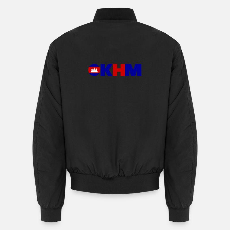 Cambodge - Bomber unisexe - noir