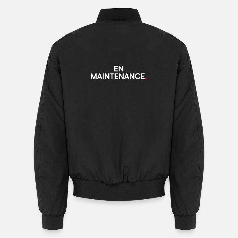 In maintenance, humor, minimal work Unisex Bomber Jacket
