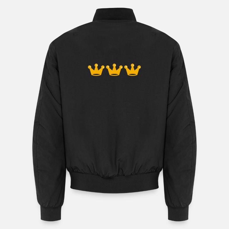 kronen - Unisex Bomber Jacket - black