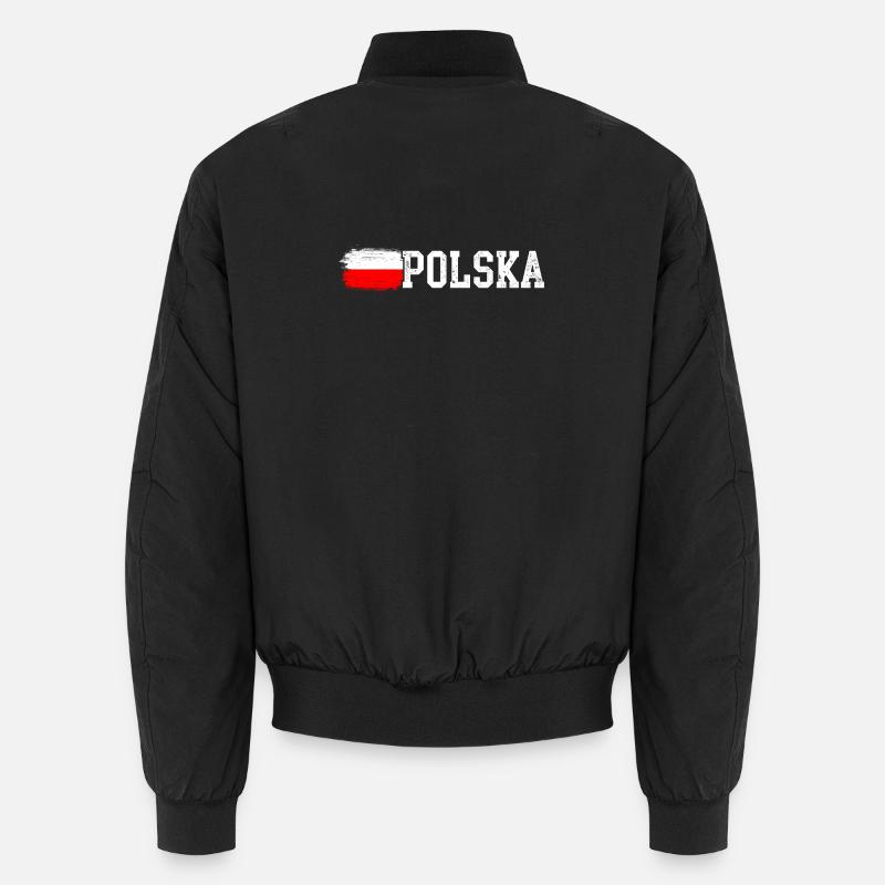 Polska flag Unisex Bomber Jacket