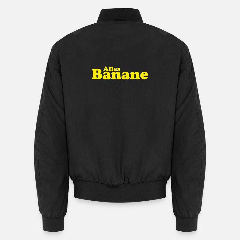 Alles Banane - Unisex Bomberjacke - Schwarz