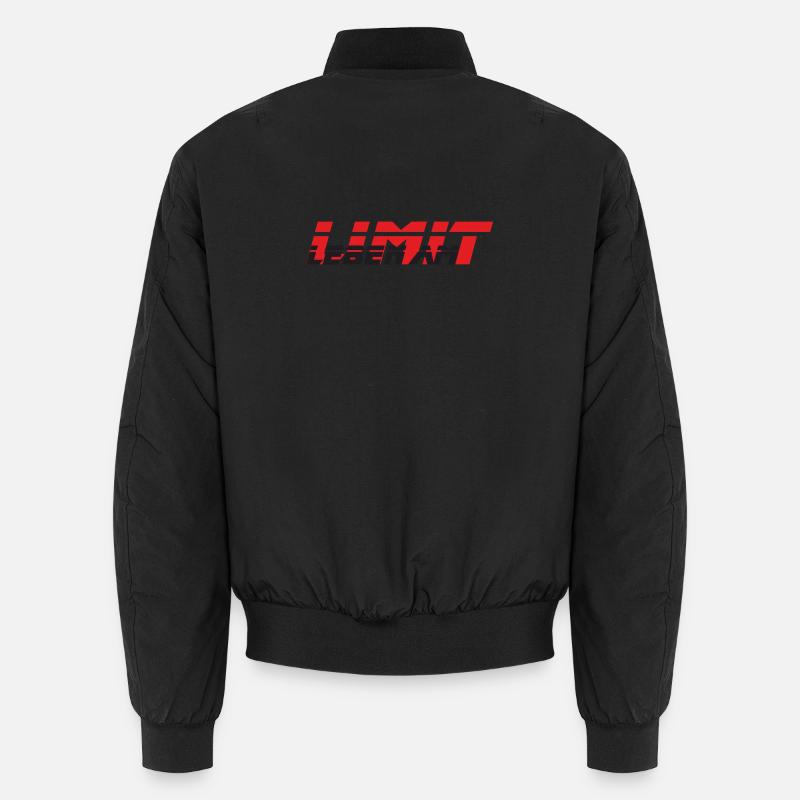 Leben am Limit - Unisex Bomberjacke - Schwarz