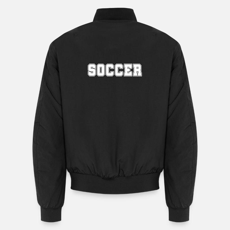 Soccer Bold  - Unisex Bomberjacke - Schwarz