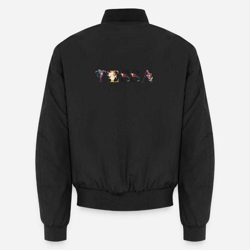 Tessa - Bomber unisexe - noir