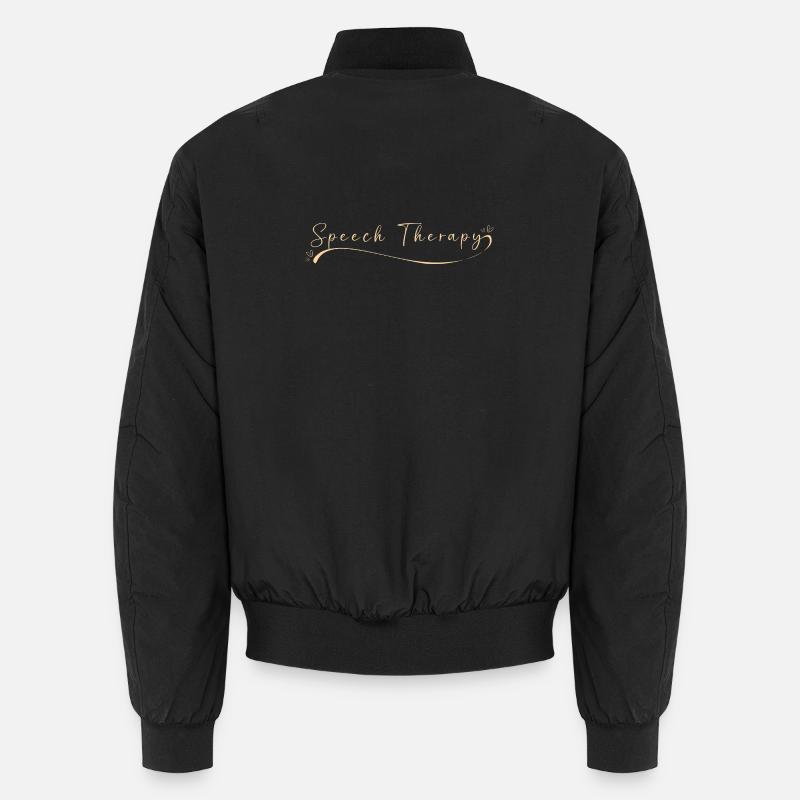 Speech therapist Speech therapist - Unisex Bomber Jacket - black