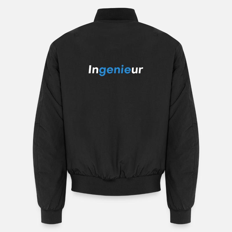 InGenieUr Dipl Ing - Unisex Bomberjacke - Schwarz