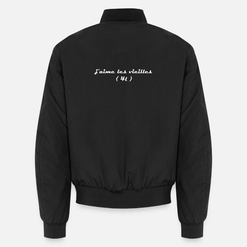 j aime les vieilles 4l blanc Bomber unisexe