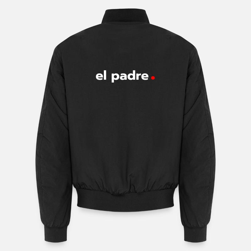 el padre - Unisex Bomber Jacket - black
