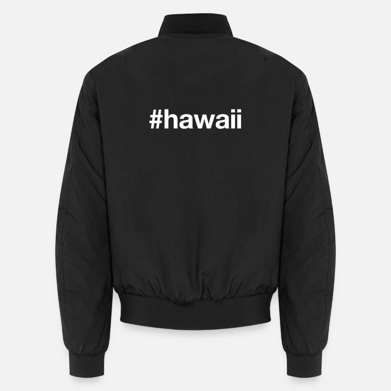 Hawaii - Unisex Bomberjacke - Schwarz