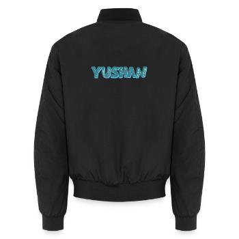 Cadeau pour Yushan - Bomber unisexe - noir - Dos - AI Model Male 185 light (185cm)