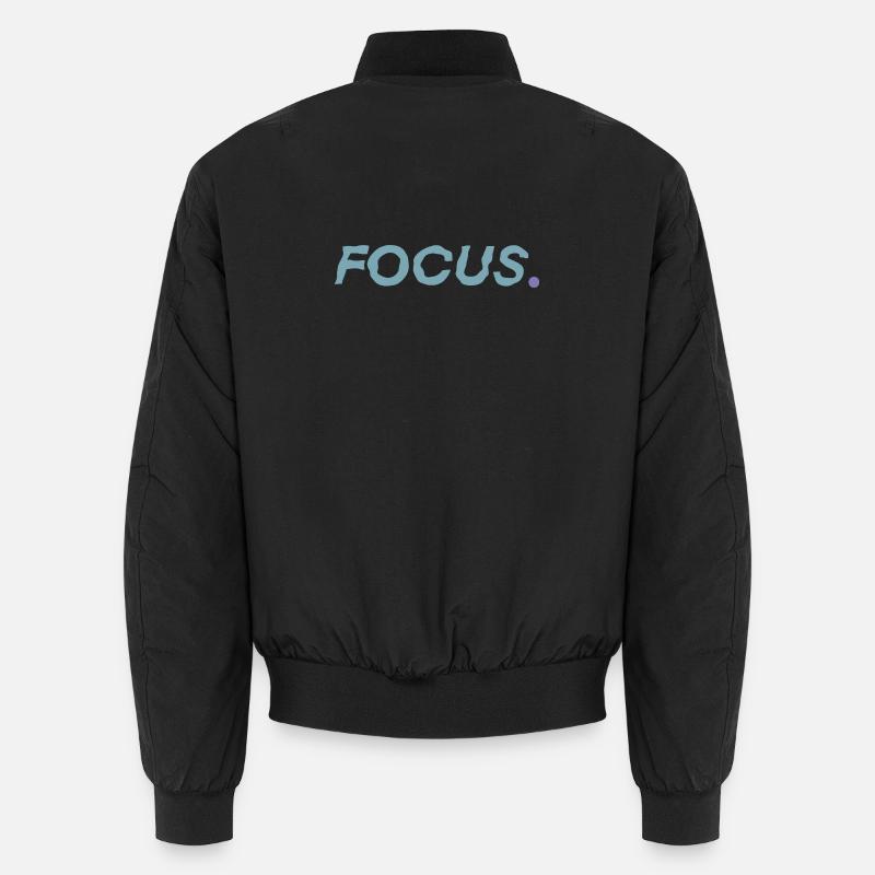Focus - Unisex Bomber Jacket - black