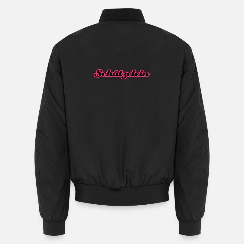 Schätzelein | Schatz | Schätzchen - Bomber unisexe - noir