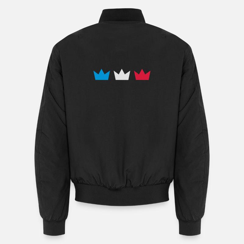 Dutch colours - Unisex Bomber Jacket - black