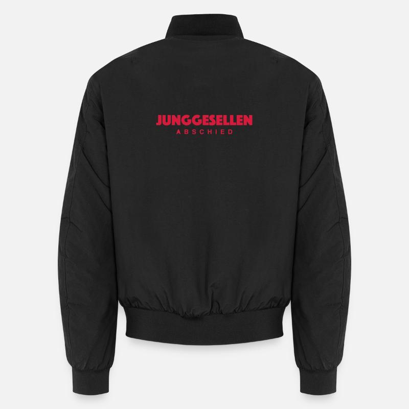 Junggesellen - Unisex Bomberjacke - Schwarz