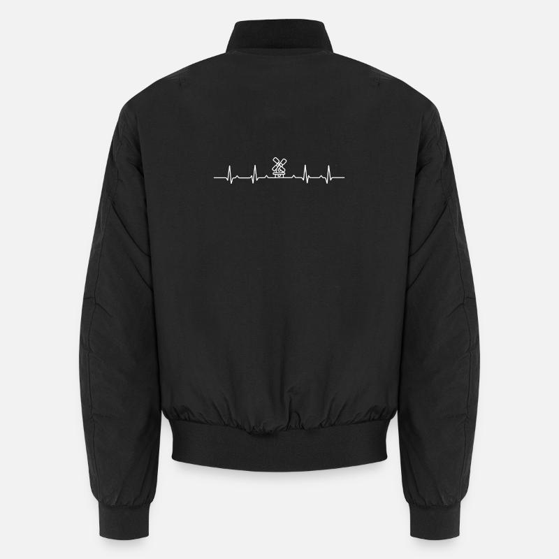 Heartbeat Kinderdijk Bomber unisexe