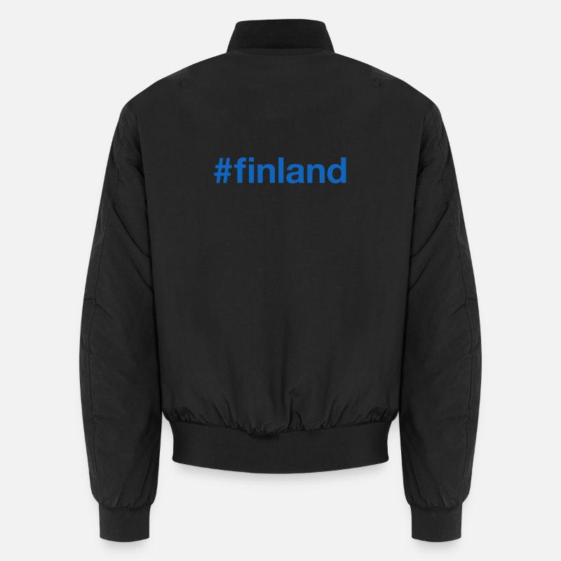 FINLAND Hashtag Unisex Bomberjacke