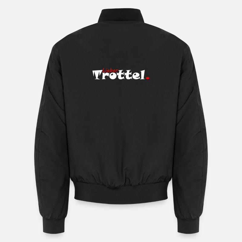Dear Idiot Clumsy - Unisex Bomber Jacket - black