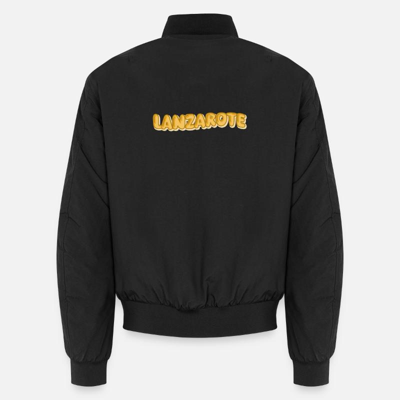 Lanzarote als Urlaub - Unisex Bomberjacke - Schwarz