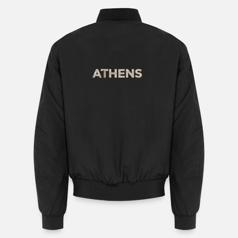 ATHÈNES – Typographie architecturale du marbre Bomber unisexe