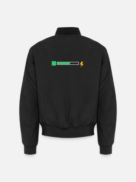 energy - Unisex Bomber Jacket - black