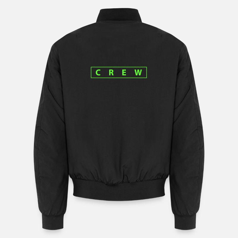 Crew - Unisex Bomber Jacket - black