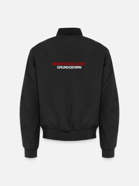 Bedingungsloses Grundgehirn - Unisex Bomberjacke - Schwarz